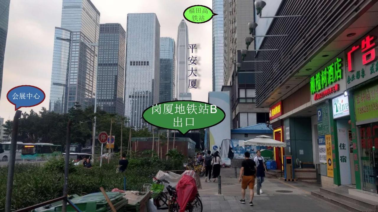 The Olive Tree Capsule Hostel Shenzhen Exterior foto